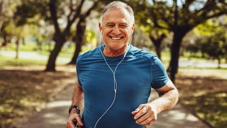 partial dentures royal palm beach | man running
